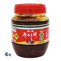 피센 홍유피현 두반장, 500g, 4개