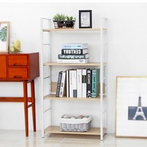 팬물산 이지랙 책장선반 4단, 화이트