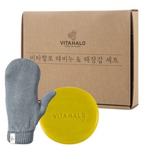 비타할로 때비누 & 때장갑 세트, 1세트