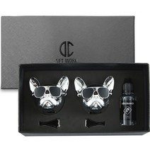 디씨네트워크 차량용 불독 방향제 유광실버 2개 오일향, 1세트, No 5