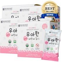 서울대밥스누 우아한 오가닉 어린이 김, 무조미, 15g, 4개