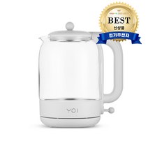 요아이 쾌속 미니 전기포트 티포트 전기주전자 화이트, YEK-221FWH
