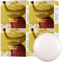 해피바스 오리지널 컬렉션 오리지널 비누, 90g, 4개