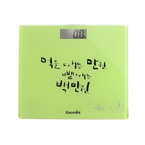 코코민트 캘리 디지털 체중계, CM802NS, 그린