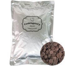 쿠킹스토리 벨기에 깔리바우트 다크 커버춰초콜릿, 1kg, 1개