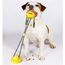 스니피즈 터그폴 강아지 터그놀이 장난감, 혼합 색상, 1개