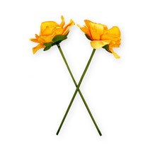 레스쁘리 아제르 아트 플라워 스틱 뽀삐 2p, 옐로우, 1개