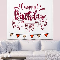 이사벨홈 생일축하용품 파티 배너 현수막, 현수막7