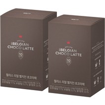 할리스커피 리얼 벨지안 초코 라떼 분말스틱, 30g, 20개