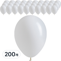 셈퍼텍스 스탠다드 풍선 30cm, 화이트, 200개