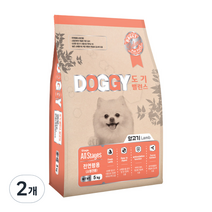 인터펫코리아 전연령용 도기밸런스 소형견 건식사료, 양, 5kg, 2개