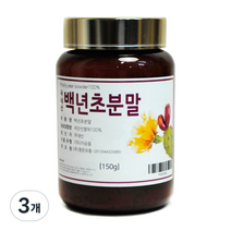 동광한방몰 백년초 분말, 150g, 3개