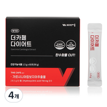비타민마을 더카페 커피 가르시니아 다이어트보조제 60p, 90g, 4개