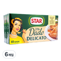 스타 다도 델리카토 치킨맛 조미료, 100g, 6개입