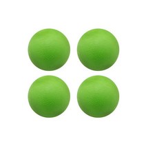 스포홀릭 싱글 TPE 마사지볼 라크로스볼, 그린, 4개