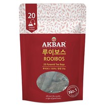아크바 루이보스 허브티 피라밋 티백, 1.5g, 20개