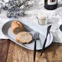 보울보울 어반데일리 오발 플레이트, 프렌치그레이