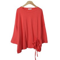여성용 린코르 스트랩 셔링 루즈핏 티셔츠 T5992K0C