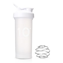 10도씨 블렌딩 쉐이커 보틀 프로 + 블랜더볼, 화이트, 1000ml