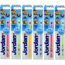 조르단 유아 칫솔 버디1, 랜덤 발송, 1개입, 6개