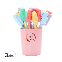 왕타 칫솔 바스켓 앤 커버 10p + 걸이 5p + 칫솔10p + 바구니 랜덤 발송, 3세트