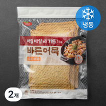 동원 바른어묵 얇은사각 (냉동), 1kg, 2개