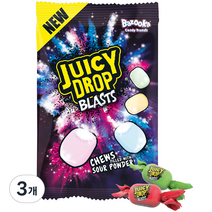 바주카 쥬시드롭 블라스트 캔디, 45g, 3개