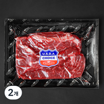 미트엔조이 미국산 초이스 척아이롤 구이용 (냉장), 300g, 2개