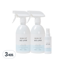 엄마랑아기랑 토이클리너 살균소독제 500ml x 2p + 70ml, 3세트