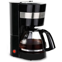 브루노 홈카페 커피메이커 블랙 1.2L, CMC-2214BL