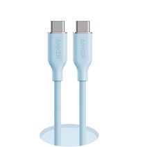 앤커 플로우 USB C to C타입 PD 고속충전 케이블 100W PPS호환, 90cm, 미스티 블루