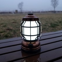 나스카피 감성캠핑 차박 클래식 LED 랜턴 램프, 브론즈(화이트-점멸기능), 1개