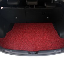 순수 코일 트렁크매트 두께12mm 레드블랙 12HT-50, 싼타페 CM/더스타일, 현대