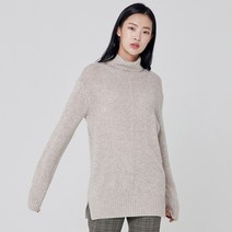 마인드브릿지 여성용 여 ANW 절개장식 터틀넥 니트 MTKT7212