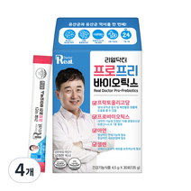 리얼닥터 프로프리 바이오틱스 복합유산균, 30포, 135g, 4개