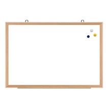 토탈하얀칠판 자석 화이트보드/메플몰딩/300 x 400mm, 메플몰딩