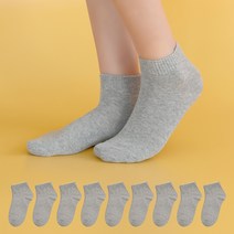 이지레그 여성용 학생 커버 단목 양말 10켤레