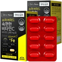 팔레오 닥터스노트 슈퍼 버퍼드 속편한 비타민C 78g, 2개, 60정