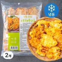 씨엔에프 수제 야채튀김 (냉동), 1kg, 2개