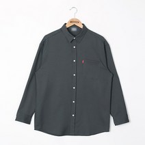 머시따 남성용 구김방지 포켓 무지셔츠