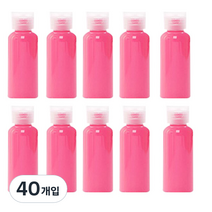 더자카 큐티컬러 다용도 공병 50ml, 40개입, 핫핑크