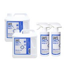 세이프샷 살균소독제 4L x 2p + 500ml x 2p, 1세트