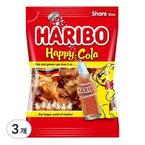 하리보 해피콜라향 젤리, 200g, 3개