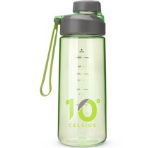 10도씨 트라이탄 스트랩 워터보틀, 그린스트랩, 670ml