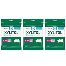 롯데자일리톨 오리지날 껌 리필, 183g, 3개