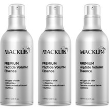맥클린코스메틱 프리미엄 펩타이드 시즌2 볼륨에센스, 3개, 100ml