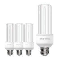 번개표 E30EX-D 안전기 내장형 램프 30W HYG/4U30W 4p, 주광색, 1세트