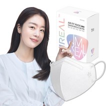 아임리얼 에어핏 마스크 중형 KF-AD 화이트, 30개입, 1개, (중형) 에어핏 화이트 30매