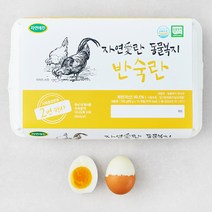 자연애찬 동물복지 인증 자연애란 반숙란 15구, 1개, 750g