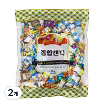 늘푸른 8가지맛 종합캔디, 2개, 2kg